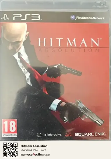 Hitman: Absolution PlayStation 3, PAL box front