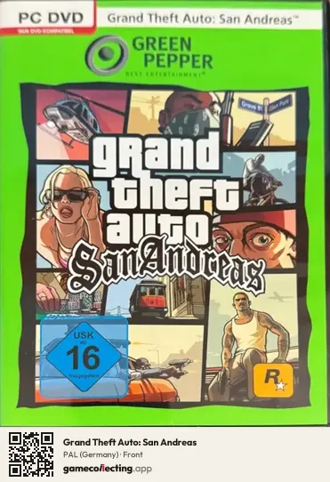 Grand Theft Auto: San Andreas Computer, Germany box front