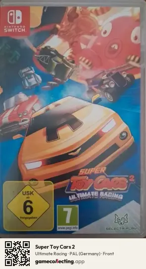 Super Toy Cars 2 Nintendo Switch, Germany box front