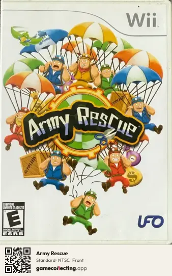 Army Rescue Nintendo Wii, NTSC box front