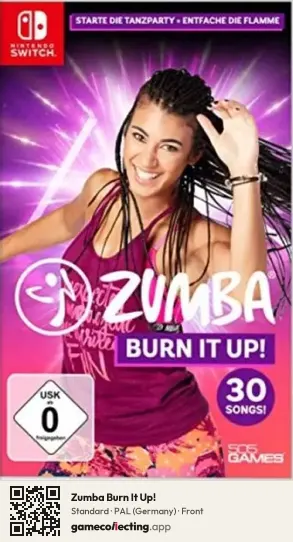 Zumba Burn It Up! Nintendo Switch, Germany box front