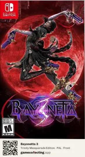 Bayonetta 3 Nintendo Switch, PAL box front