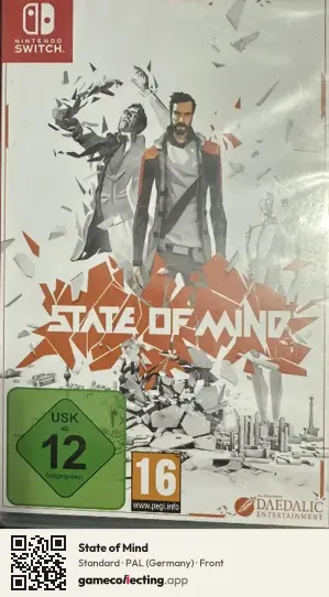 State of Mind Nintendo Switch, Germany box front