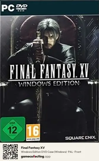 Final Fantasy XV Computer, PAL box front