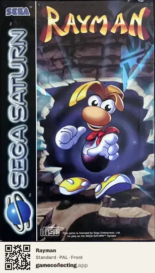 Rayman Sega Saturn, PAL box front