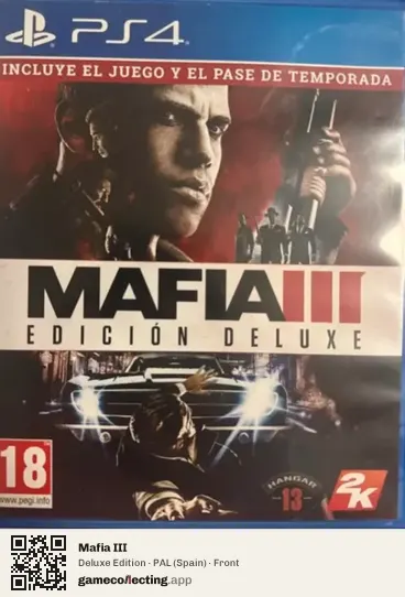 Mafia III PlayStation 4, Spain box front