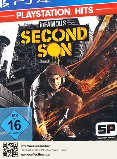 Infamous Second Son PlayStation 4, Germany box front