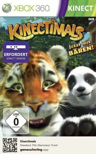 Kinectimals Xbox 360, Germany box front