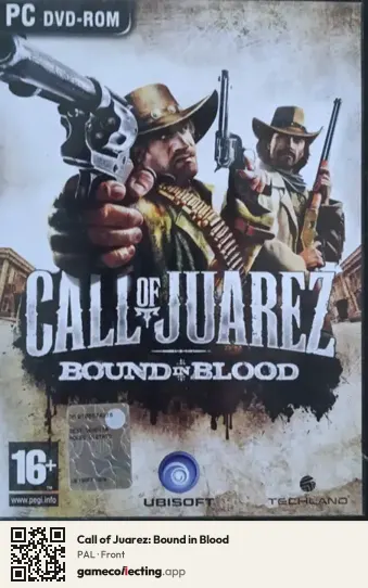 Call of Juarez: Bound in Blood Computer, PAL box front