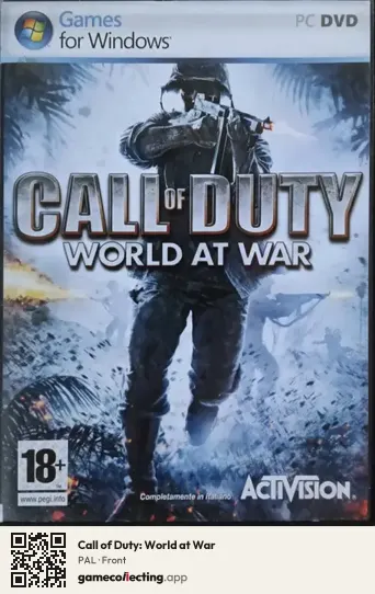 Call of Duty: World at War Computer, PAL box front
