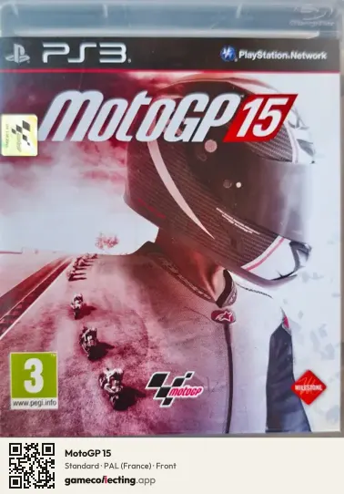MotoGP 15 PlayStation 3, France box front