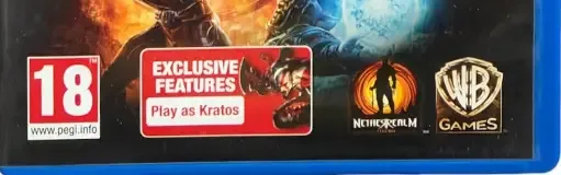 Mortal Kombat, the PEGI square on its front