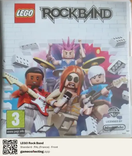 LEGO Rock Band Nintendo DS, France box front