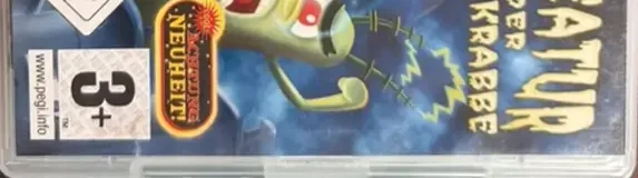SpongeBob SquarePants: Creature from the Krusty Krab, the PEGI square on its front