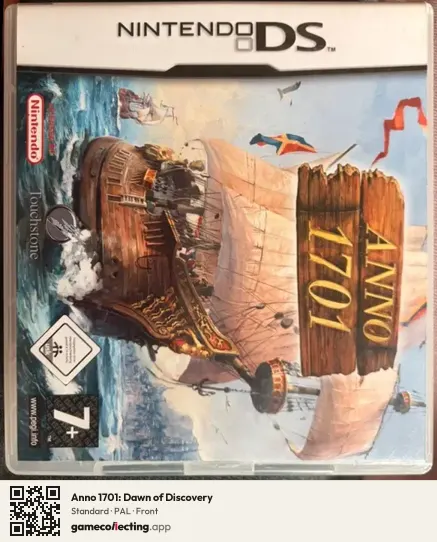 Anno 1701: Dawn of Discovery Nintendo DS, PAL box front