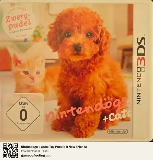 Nintendogs + Cats: Toy Poodle & New Friends Nintendo 3DS, Germany box front