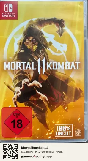 Mortal Kombat 11 Nintendo Switch, Germany box front