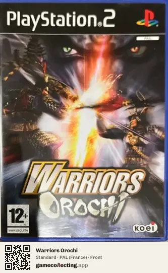 Warriors Orochi PlayStation 2, France box front