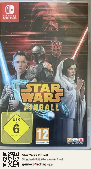Star Wars Pinball Nintendo Switch, Germany box front