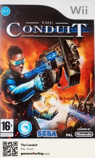 The Conduit Nintendo Wii, PAL box front