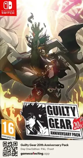 Guilty Gear 20th Anniversary Pack Nintendo Switch, PAL box front