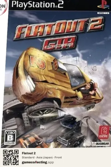 Flatout 2 PlayStation 2, Asia box front