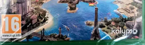 Tropico 6, the PEGI square on its front