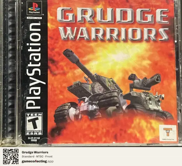Grudge Warriors PlayStation, NTSC box front
