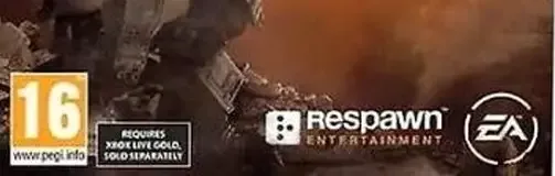 Titanfall, the PEGI square on its front