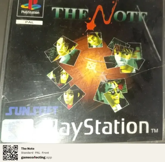 The Note PlayStation, PAL box front