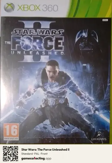 Star Wars: The Force Unleashed II Xbox 360, PAL box front
