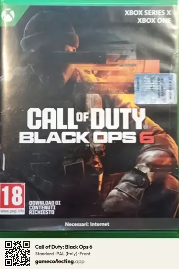 Call of Duty: Black Ops 6 Xbox Series X, Italy box front