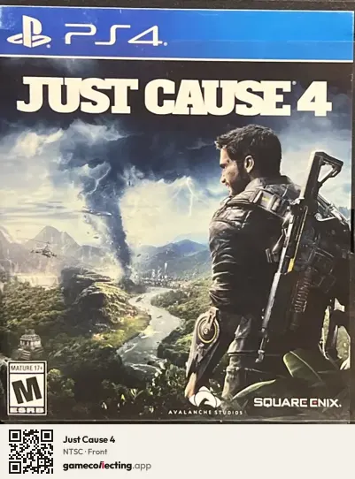 Just Cause 4 PlayStation 4, NTSC box front