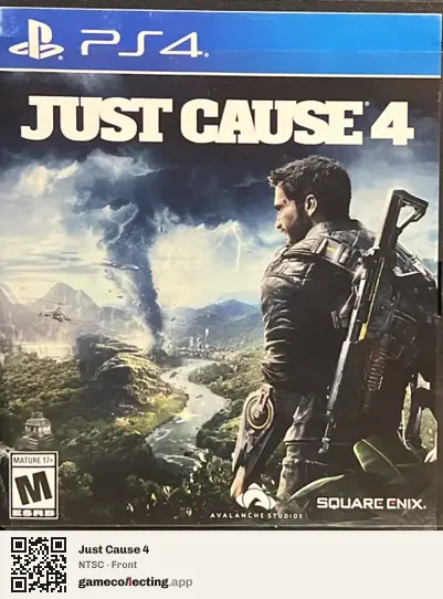 Just Cause 4 PlayStation 4, NTSC box front