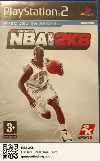 NBA 2K8 PlayStation 2, France box front