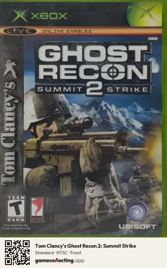 Tom Clancy's Ghost Recon 2: Summit Strike Xbox, NTSC box front