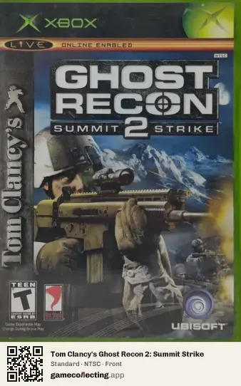 Tom Clancy's Ghost Recon 2: Summit Strike Xbox, NTSC box front