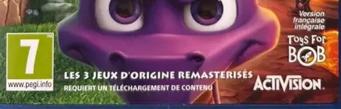 Spyro Reignited Trilogy, the USK square on its front