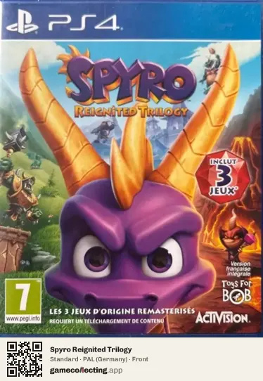 Spyro Reignited Trilogy PlayStation 4, Germany box front
