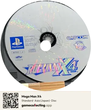 Mega Man X4 PlayStation, Asia disc