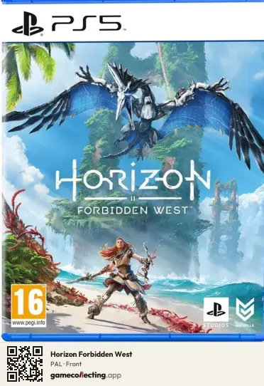 Horizon Forbidden West PlayStation 5, PAL box front