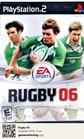 Rugby 06 PlayStation 2, NTSC box front
