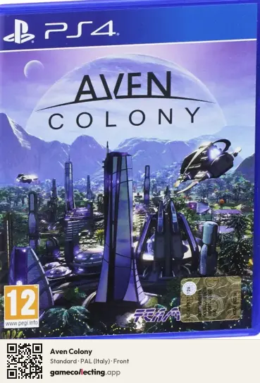 Aven Colony PlayStation 4, Italy box front