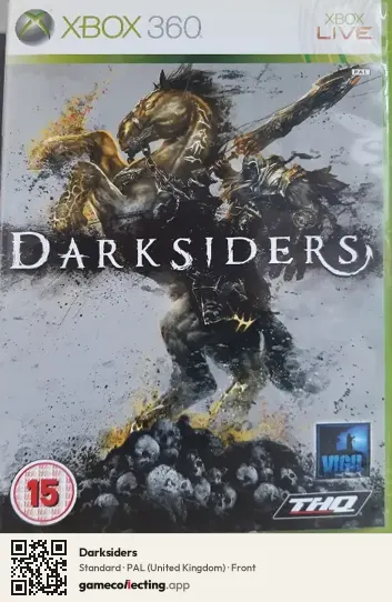 Darksiders Xbox 360, United Kingdom box front