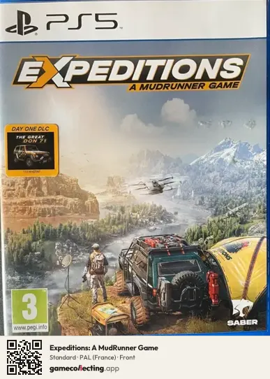 Expeditions: A MudRunner Game PlayStation 5, France box front