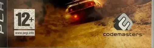 Dirt, the PEGI square on its front
