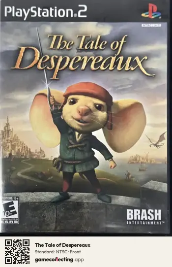 The Tale of Despereaux PlayStation 2, NTSC box front