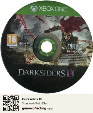 Darksiders III Xbox One, PAL disc