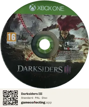 Darksiders III Xbox One, PAL disc