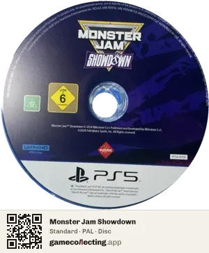 Monster Jam Showdown PlayStation 5, PAL disc